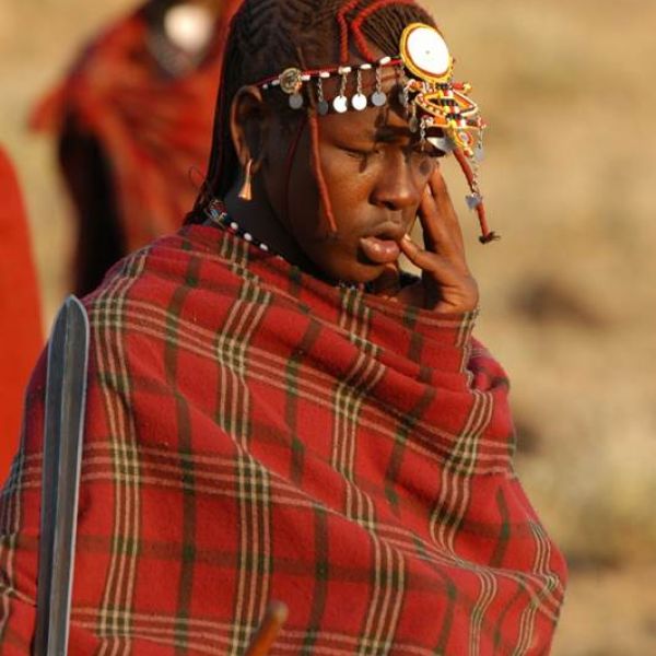 Maasai Tribesman and Masai Mara - Safari and Beach
